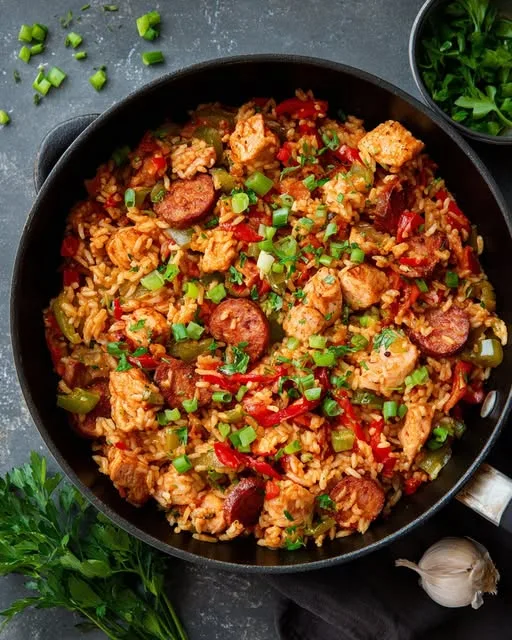 Jambalaya met Kip en Chorizo
