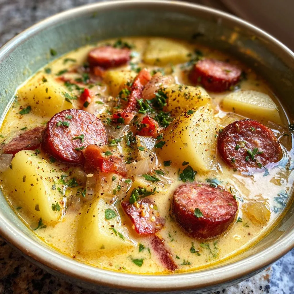Kielbasa Potato Soup