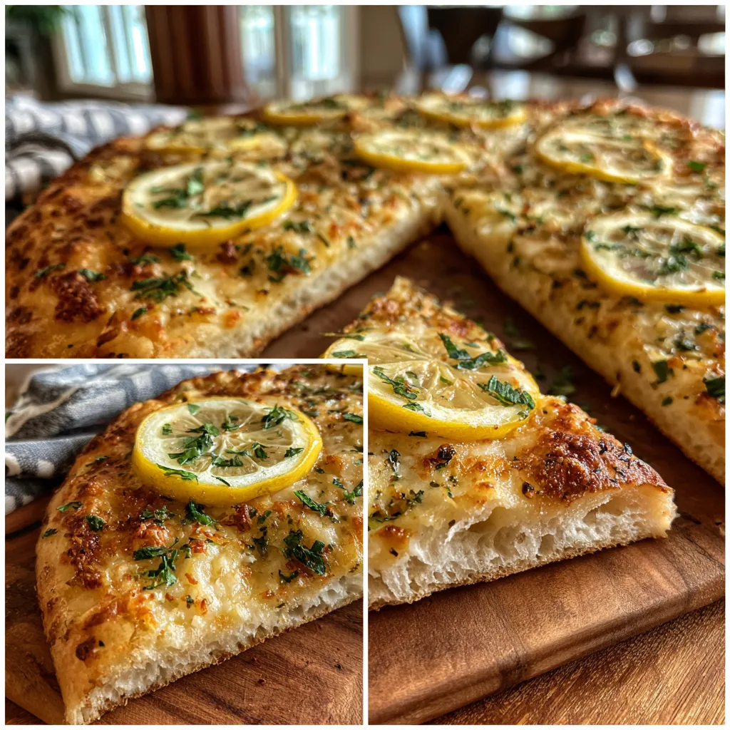 Lemon Pizza with Fresh Herbs