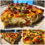 Low-Carb Bacon Cheeseburger Casserole
