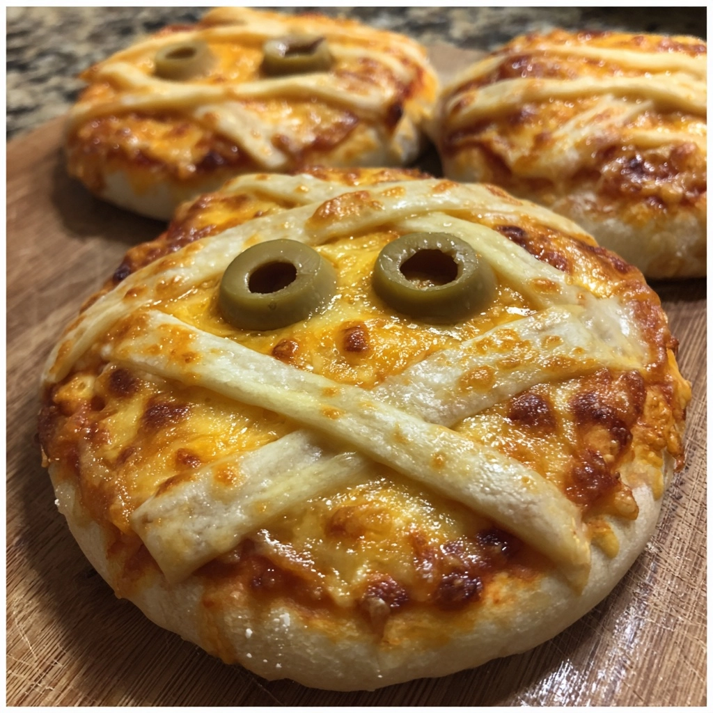 Mini Mummy Pizzas