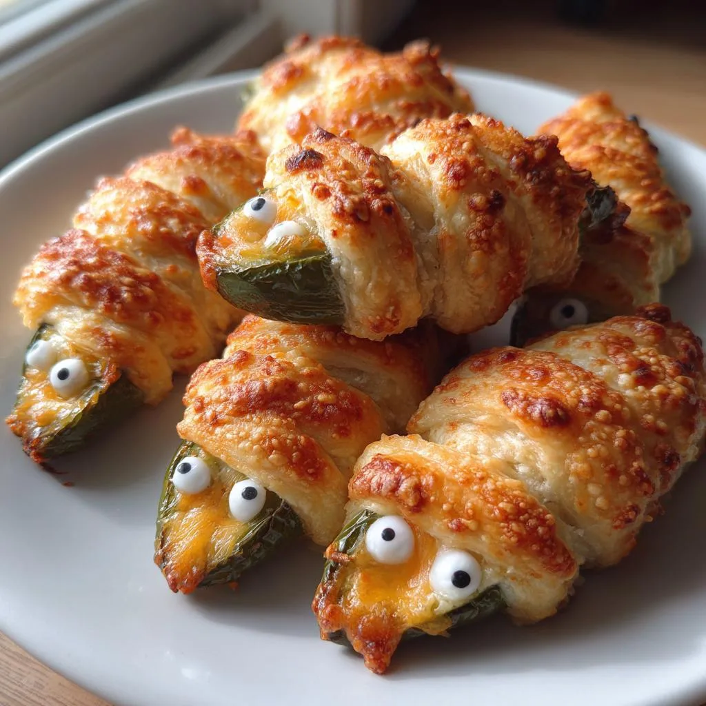 Mummy Jalapeño Poppers