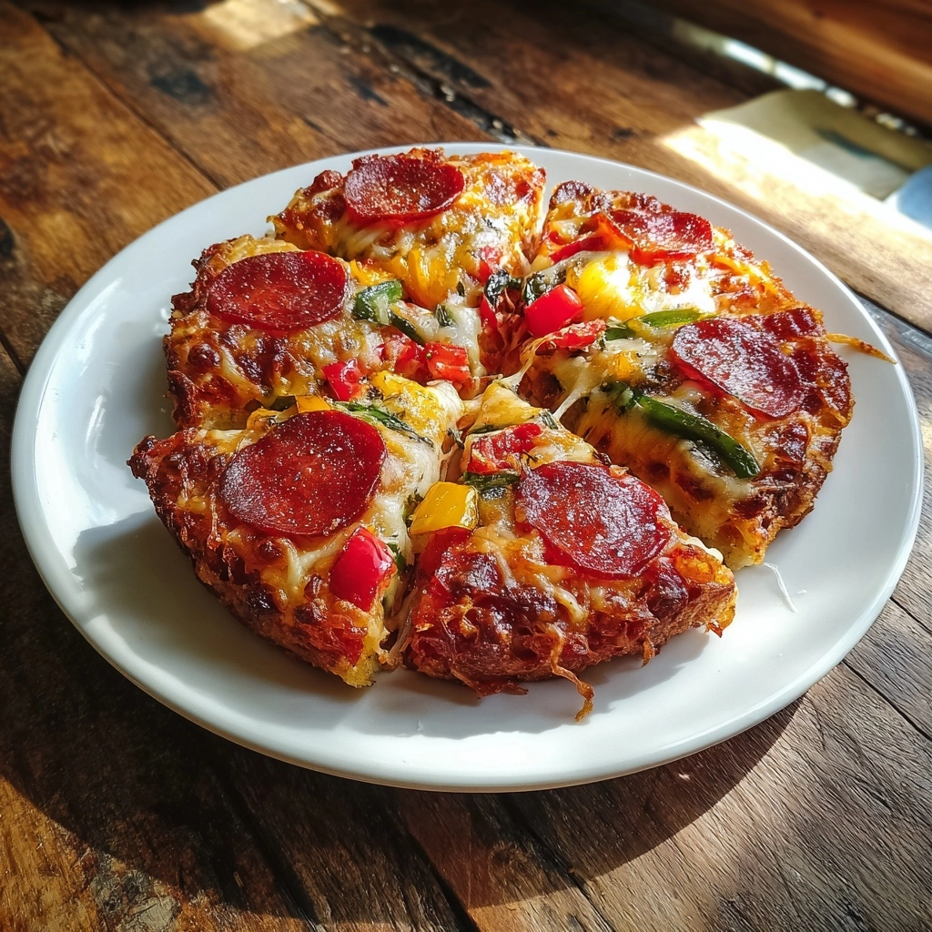 Pepperoni Pizza Pumpkins