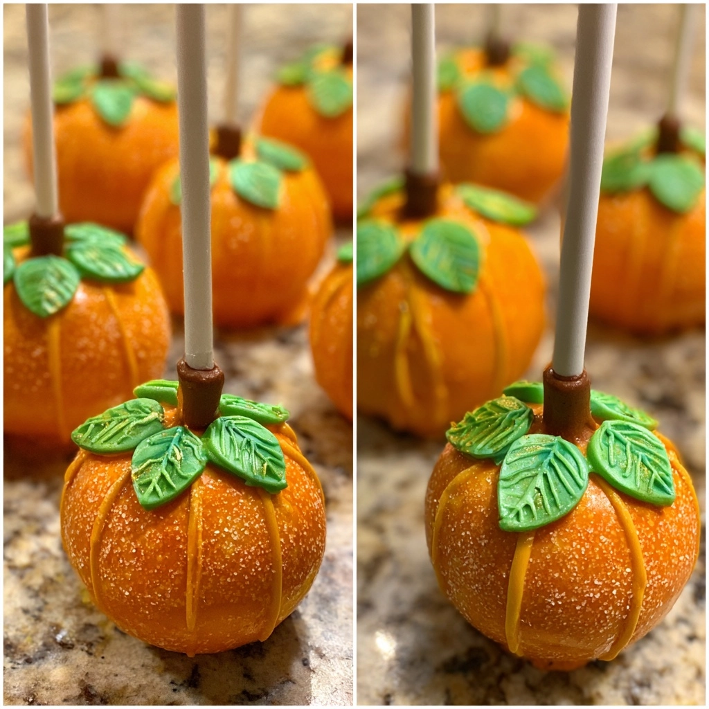 Pumpkin Cake Pops