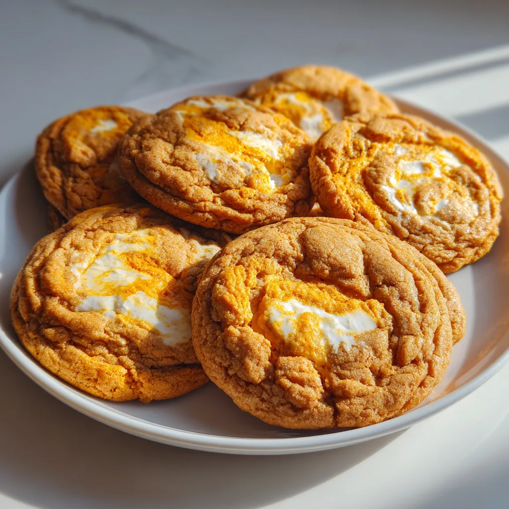 Pumpkin Cheesecake Cookies