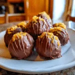 Pumpkin Cheesecake Truffles - Host The Toast