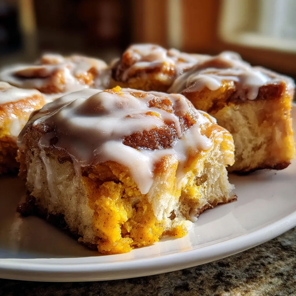 Pumpkin Cinnamon Roll Bake