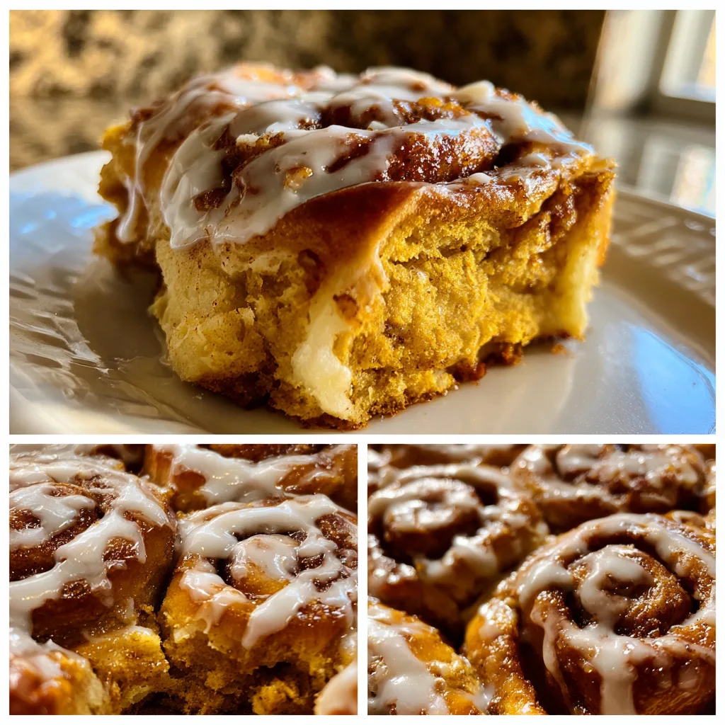 Pumpkin Cinnamon Roll Bake