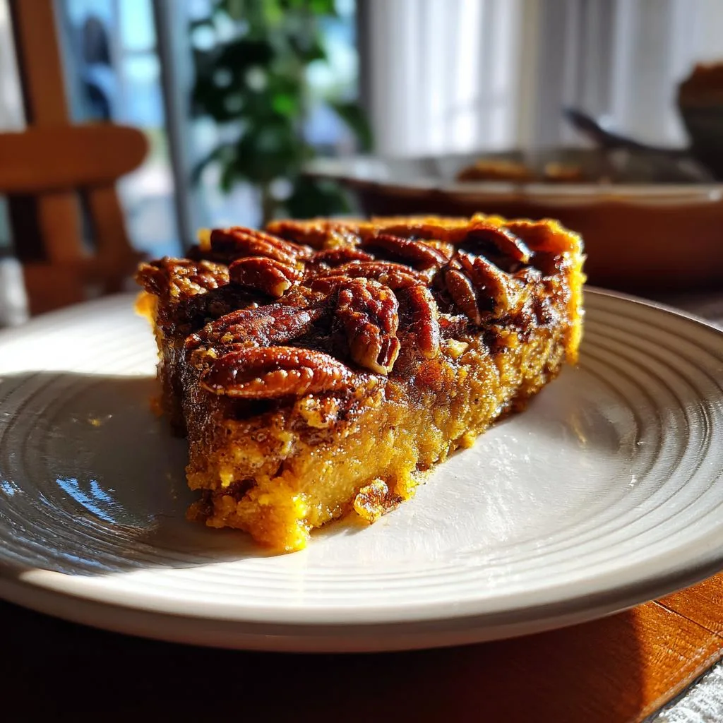 Pumpkin Pecan Cobbler