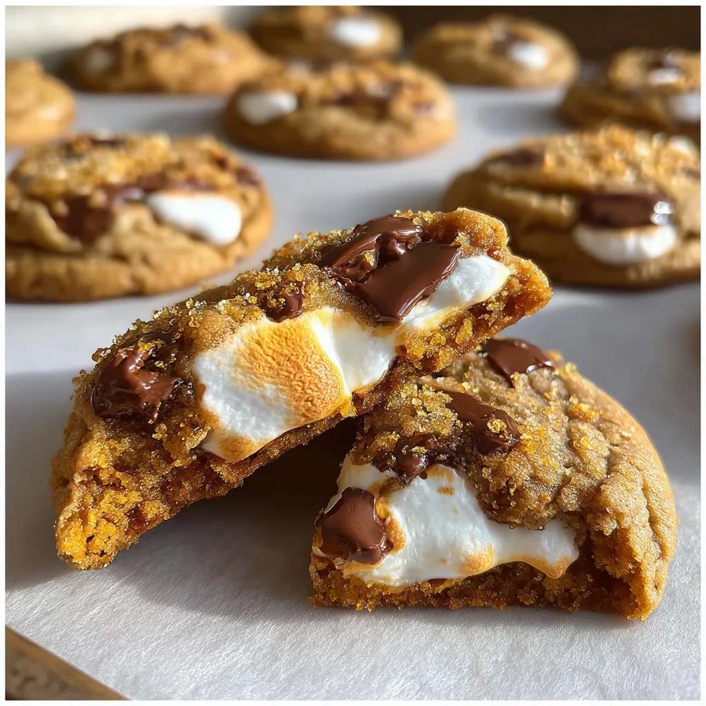 Pumpkin S’mores Cookies