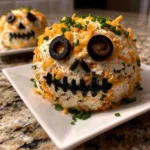 Skellington Cheese Ball Appetizer