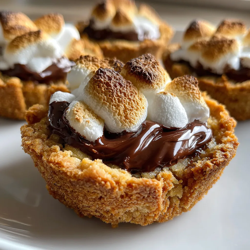 S'mores Cookie Cups - bake & bacon
