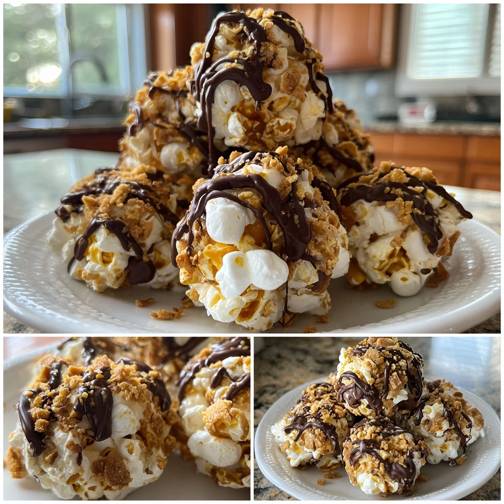 S'mores Popcorn Balls