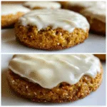 Soft Pumpkin Cookies with Cream Cheese Icing