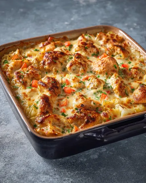 Spitskool-ovenschotel met kerrie en kip