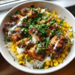 Street Corn Chicken Rice Bowl Recipe Ebook: Mexican Meal Prep