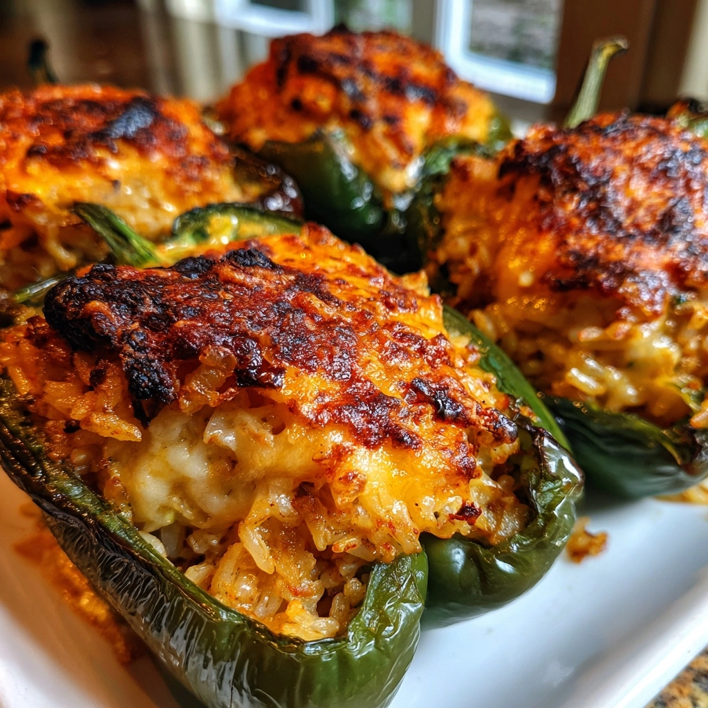 Stuffed Poblano Peppers