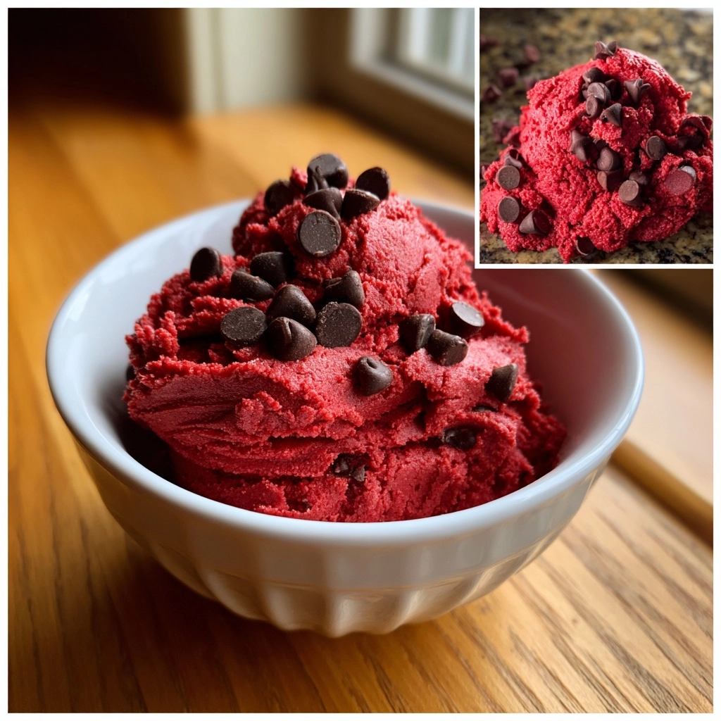 The Best Edible Red Velvet Cookie Dough Recipe