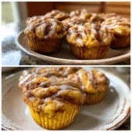 The Best Pumpkin Cinnamon Roll Muffins Ever