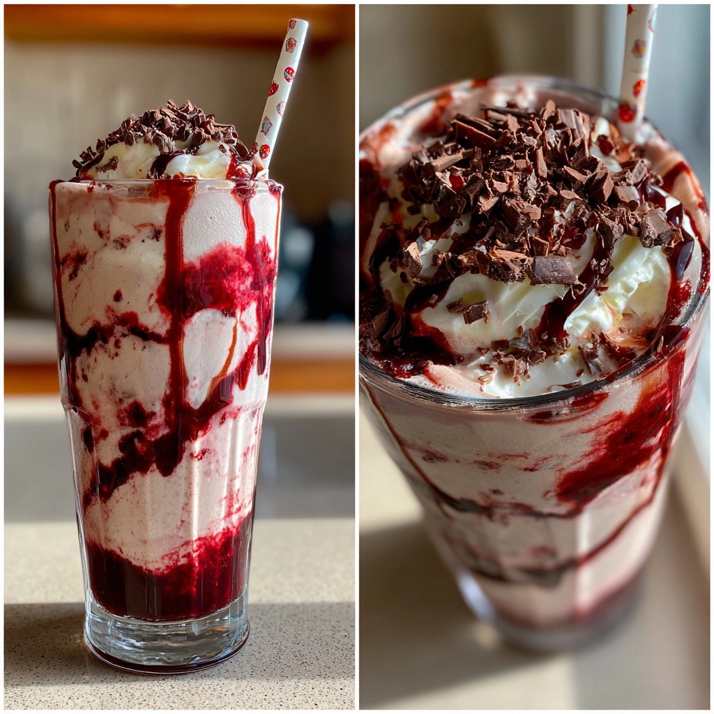 Vampire Bite Red Wine Milkshake