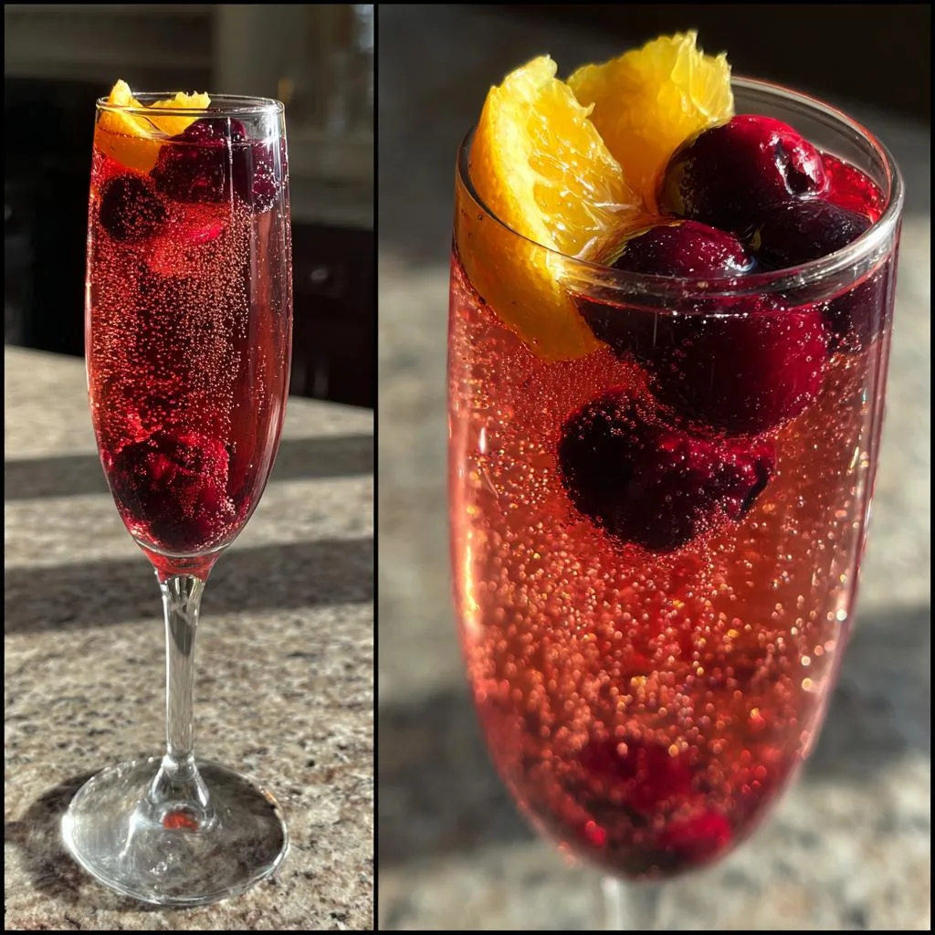 Vampire’s Kiss Champagne Cocktail