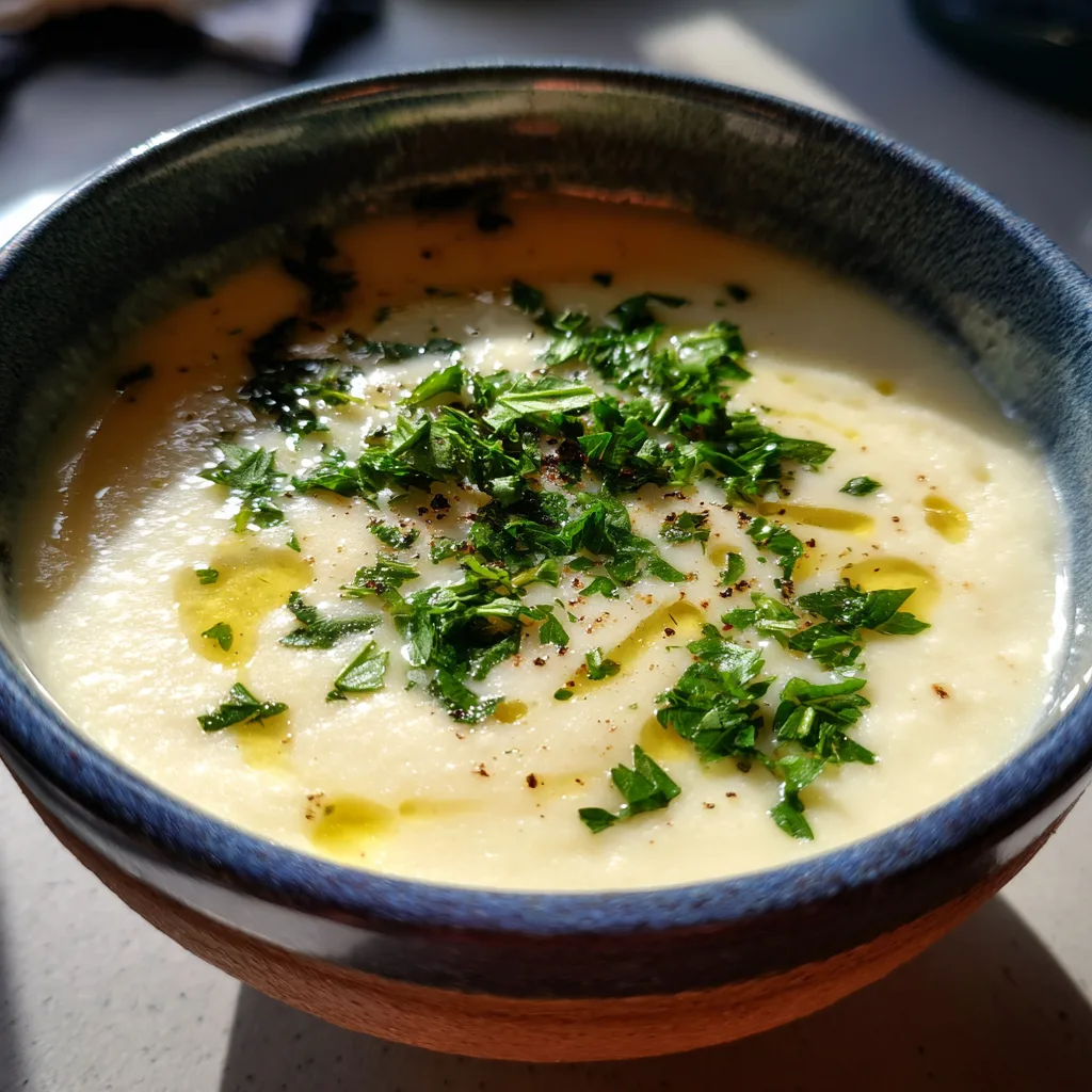 🧄 Velvety Country French Garlic Soup