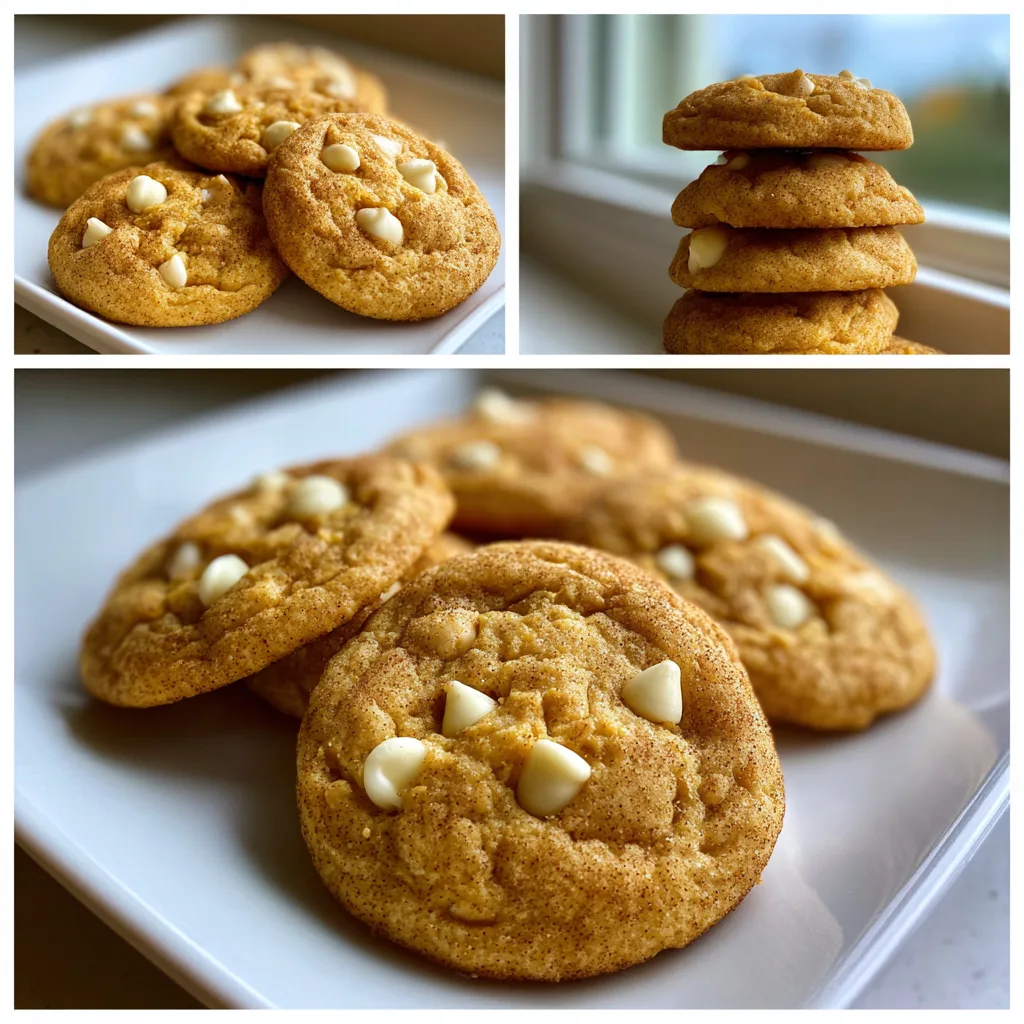White Chocolate Pumpkin Snickerdoodles