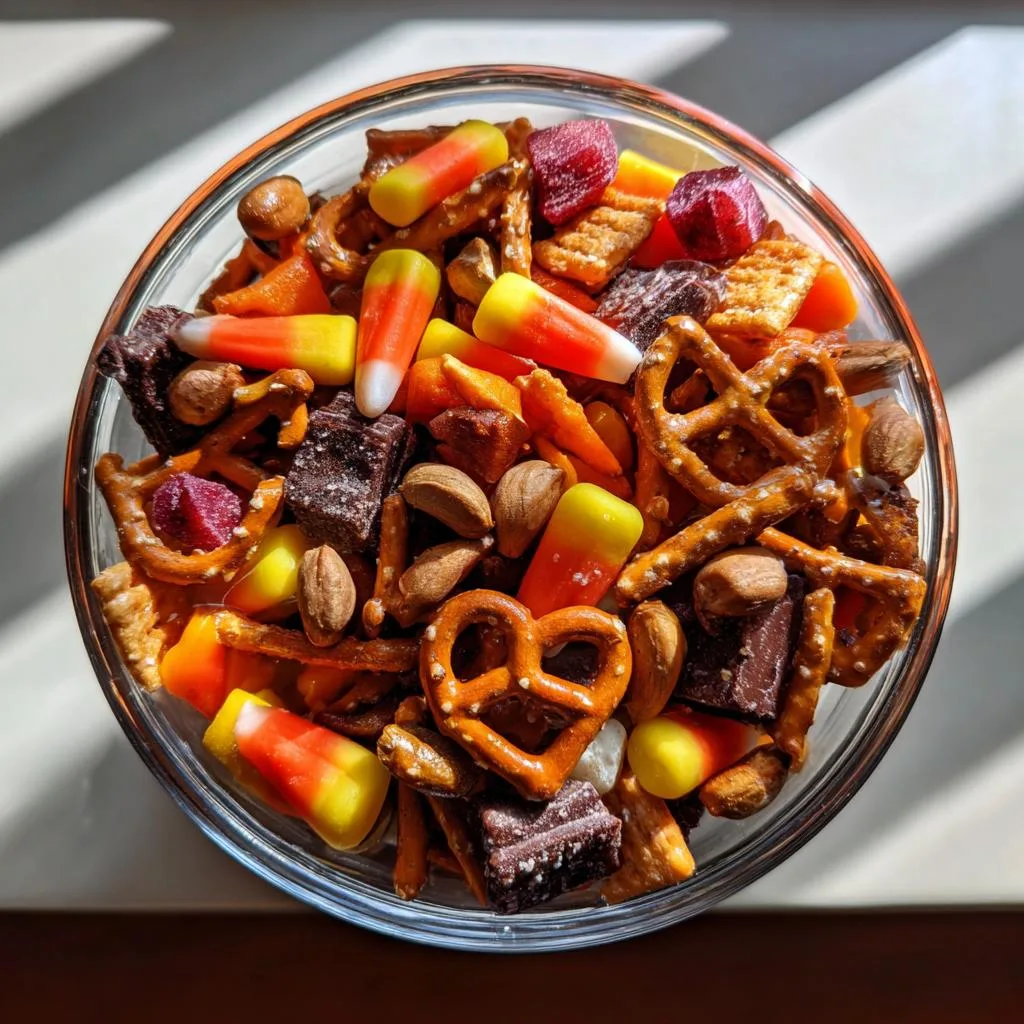 Wicked Witch Trail Mix : Spooky Sweet & Salty Halloween Snack Mix