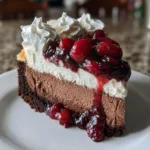 black forest cheesecake