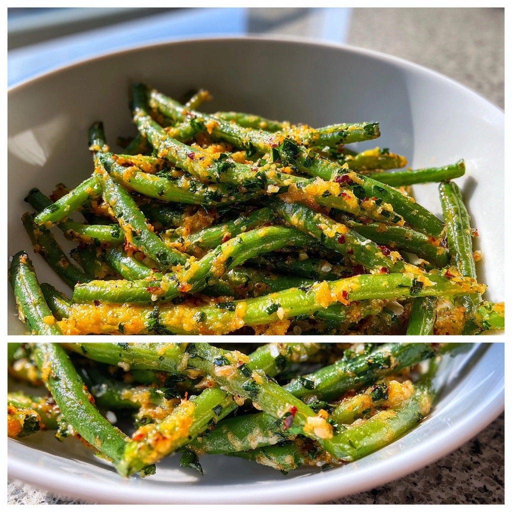 15 Minute Cheesy Garlic Green Beans That Steal the Show