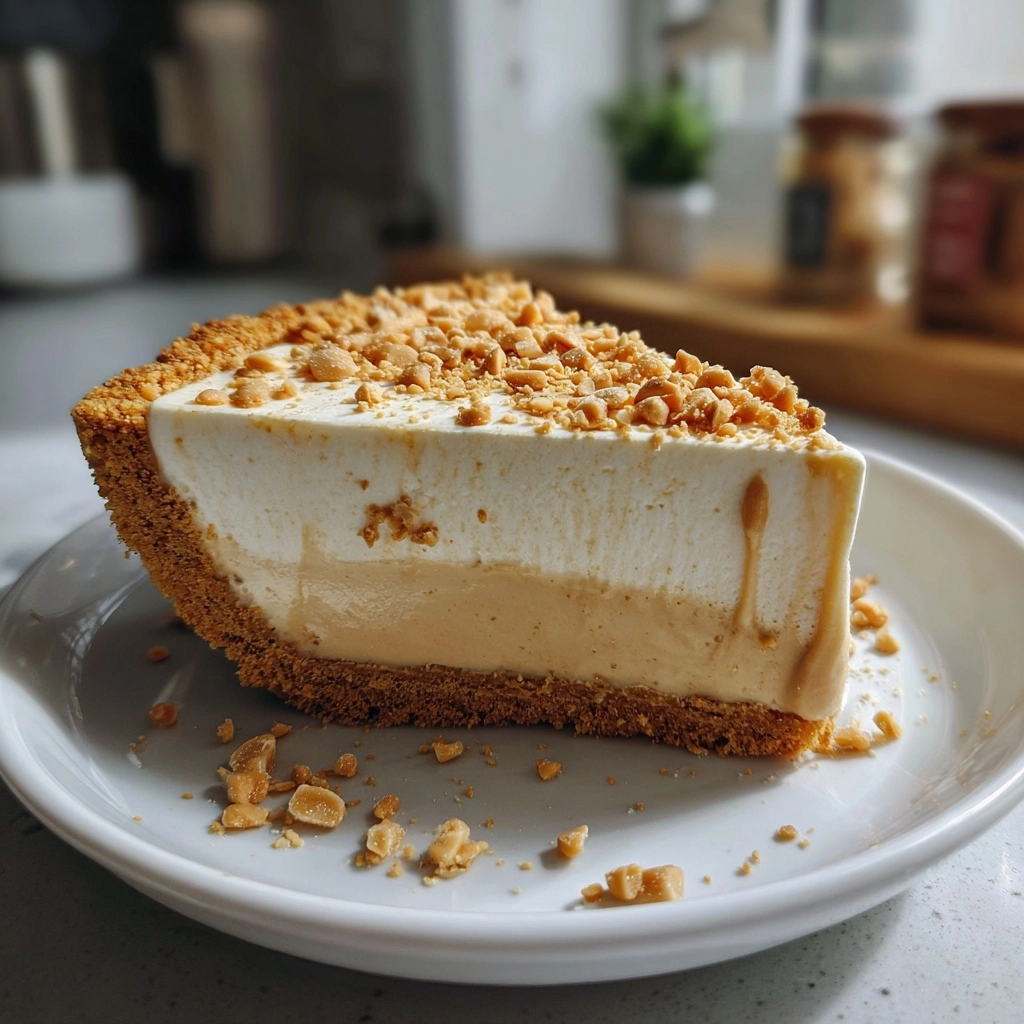 Amish Peanut Butter Cream Pie 🥜🥧 | Sweet, Silky, Irresistible