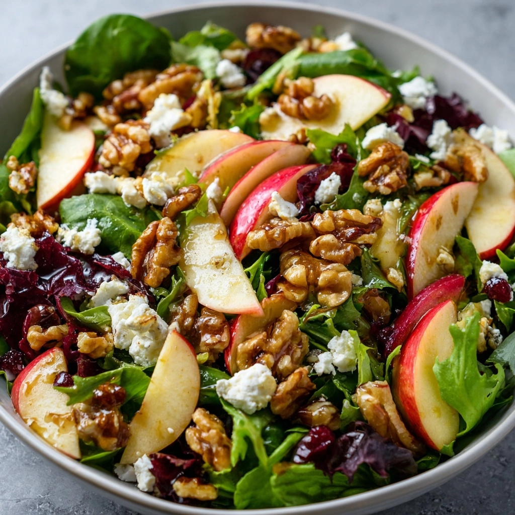 Apple Candied Walnut Salad