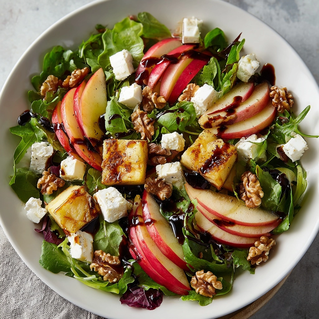 Autumn Harvest Honeycrisp Apple and Feta Salad