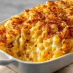 CREAMY BAKED MAC AND CHEESE