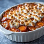Candied Sweet Potatoes with Marshmallows - Dinner, then Dessert