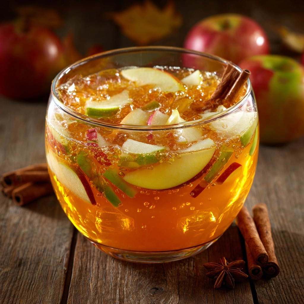 Caramel Apple Vodka Punch