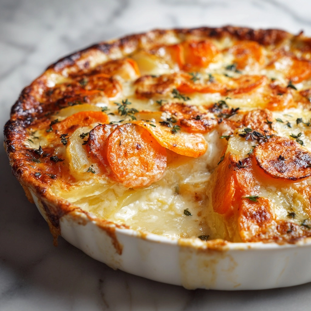 Cheesy Root Vegetable Gratin | Spoon Fork Bacon
