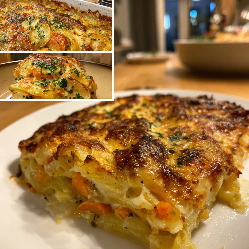 Cheesy Root Vegetable Gratin | Spoon Fork Bacon