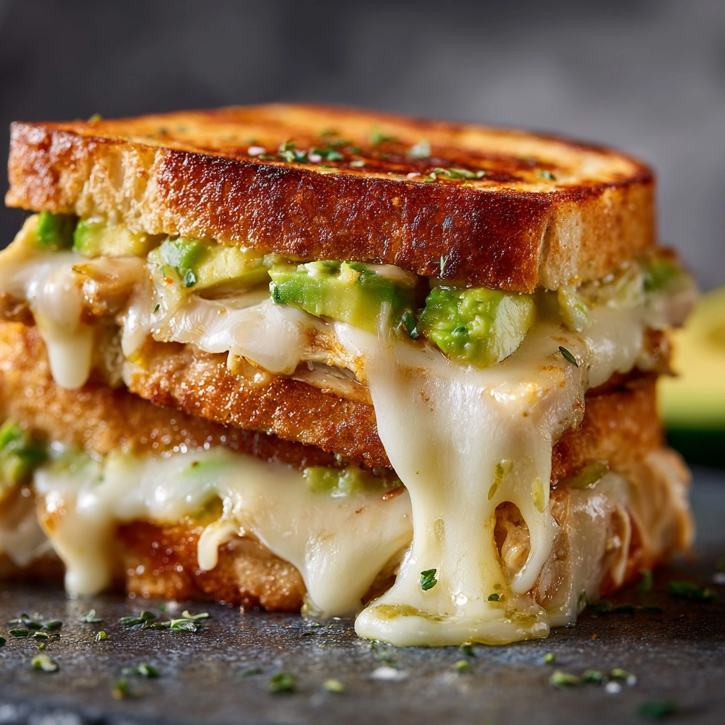 Chicken Avocado Melt Sandwich – Creamy, Cheesy & Packed with Flavor!