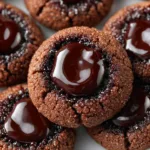 Chocolate Thumbprint Cookies - In Bloom Bakery