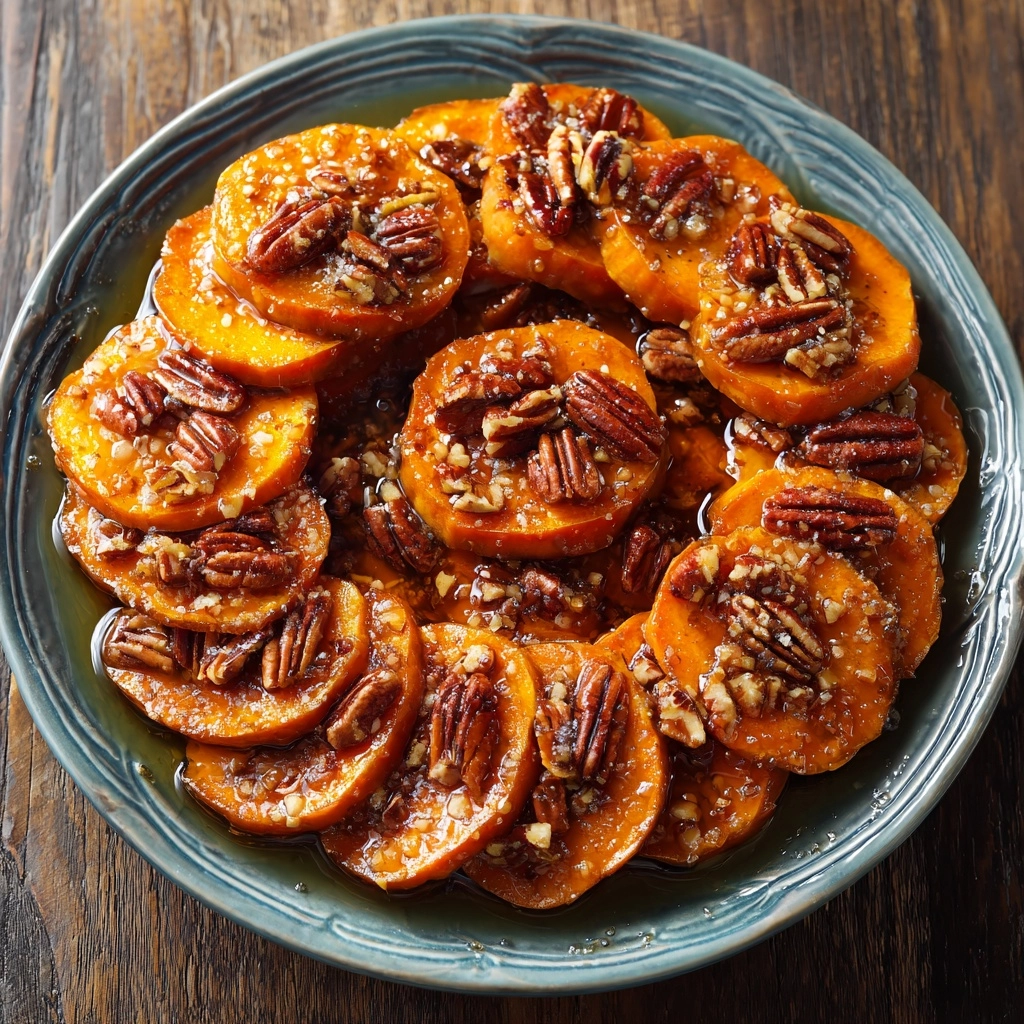 Cinnamon Pecan Sweet Potato Rounds