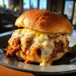 Comforting French Onion Beef Sloppy Joes with Melted Cheese