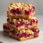 Cranberry Crumble Bars - Browned Butter Blondie