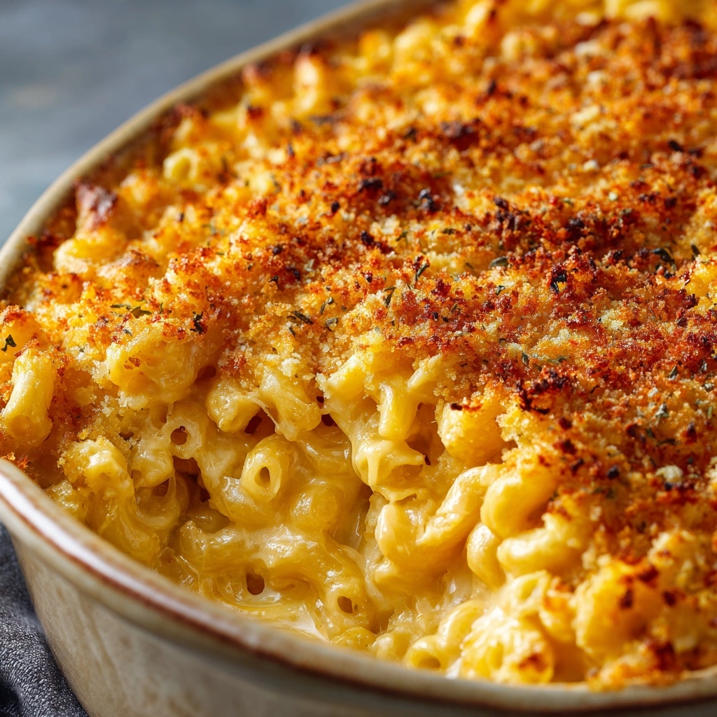 Easy Baked Mac and Cheese with Golden Crispy Topping
