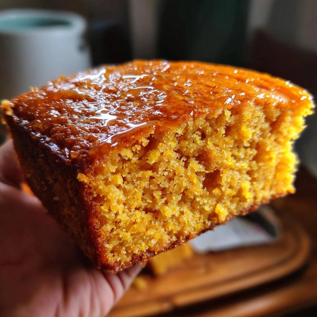 Easy Homemade Sweet Potato Cornbread With Honey Butter