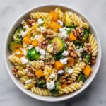 Fall Pasta Salad with Butternut Squash and Brussels