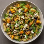 Fall Pasta Salad with Butternut Squash and Brussels
