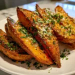 Garlic Parmesan Sweet Potato Wedges You Need to Try!