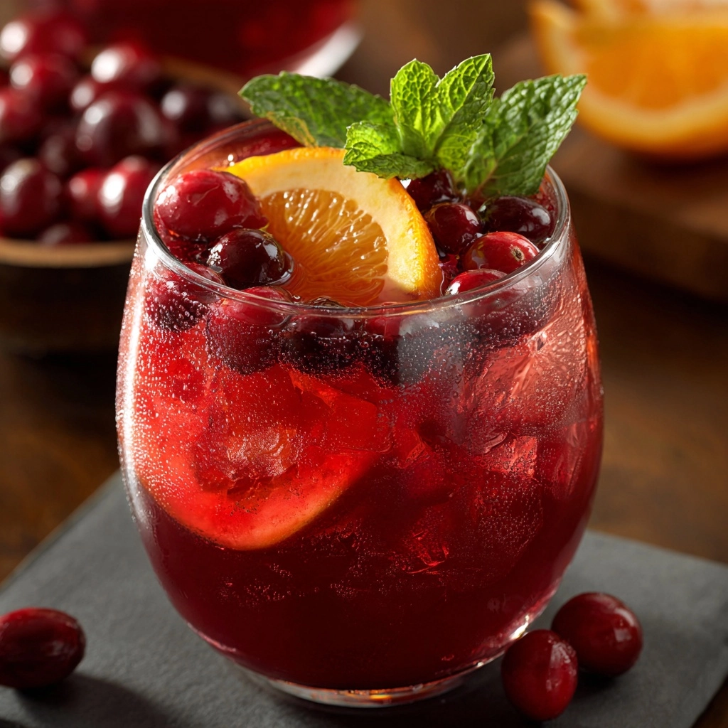 Holiday Spiked Punch Cocktail Recipe