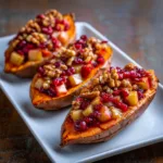 Irresistible Cranberry Apple Twice-Baked Sweet Potatoes – A Healthy Delight!